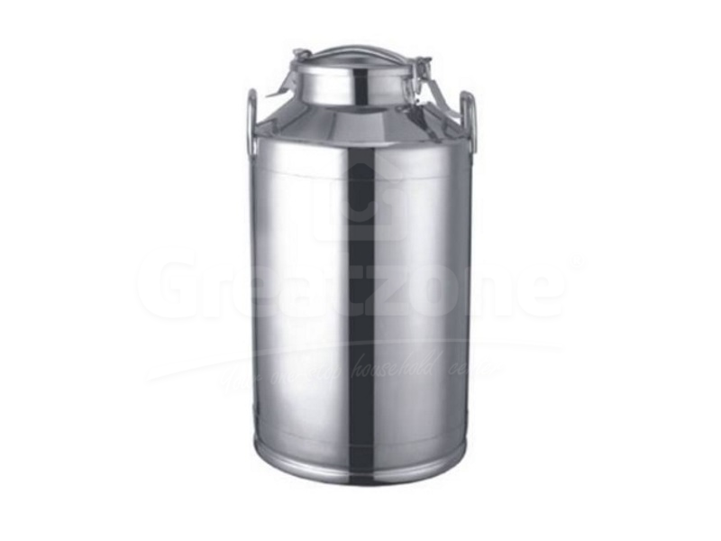 Stainless Steel Liquid Container with Tight Seal Cover-370mm x 500mm (H)
