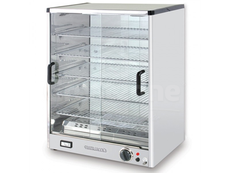 Electrical Food Warmer With Thermometer - 1 & 2 Side Sliding Door