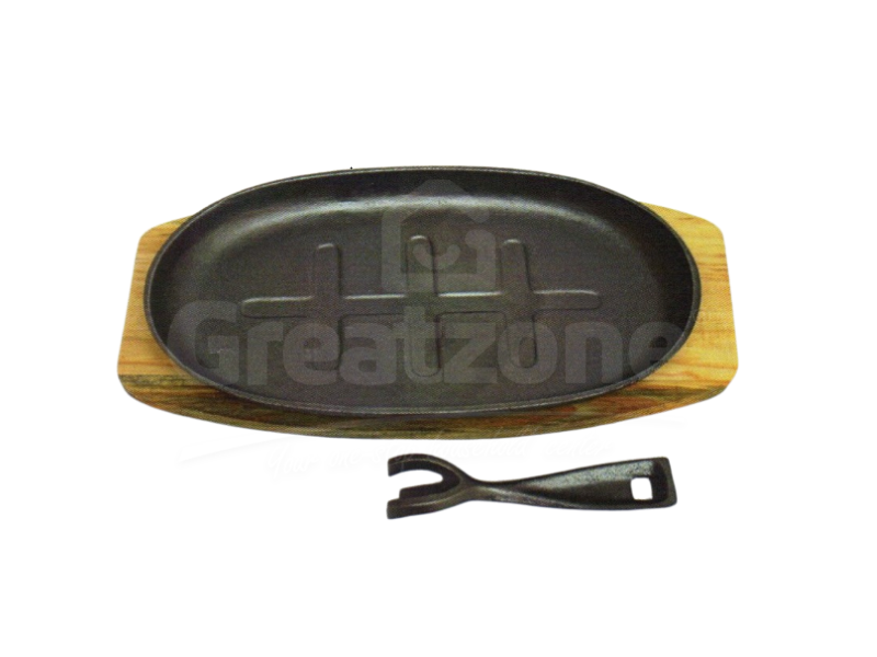 Oval Shape Sizzling Plate - Plate Only