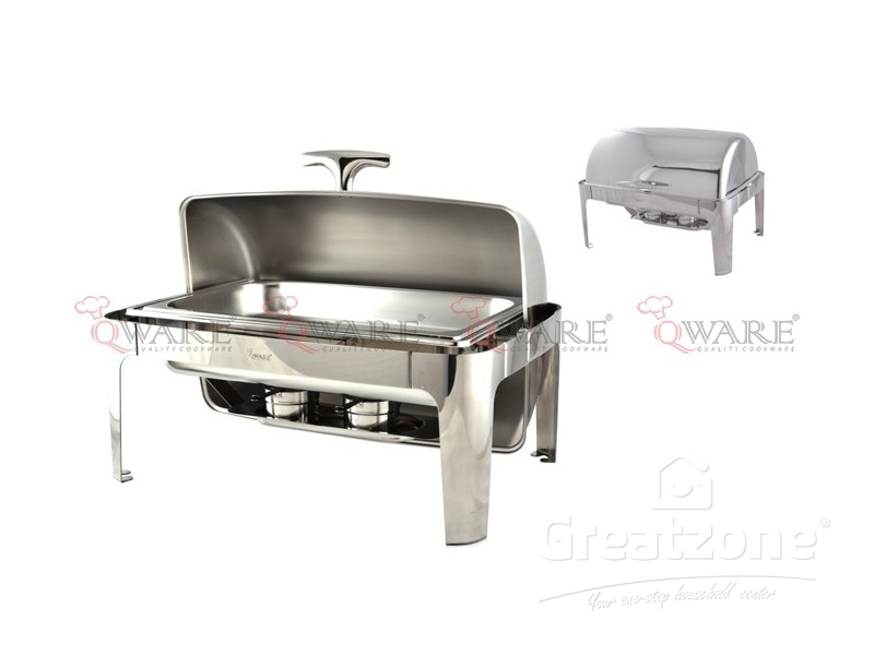 Rectangular Roll Top Chafing Dish