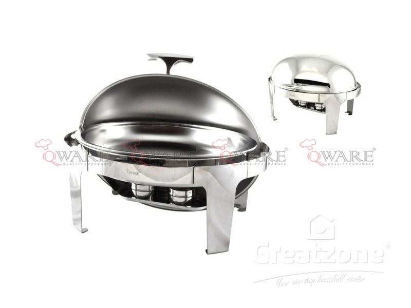 Oval Roll Top Chafing Dish