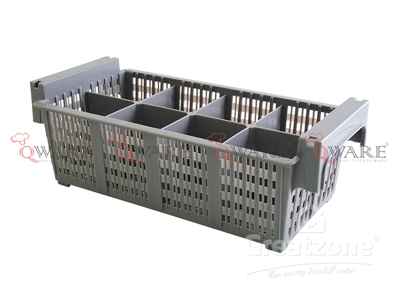 8 Compartment Flatware Basket
