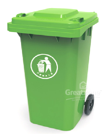  GREEN DUSTBIN 240L