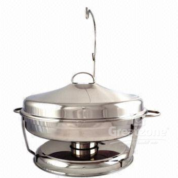 S/STEEL GOLDEN BELL ROUND CHAFING DISH