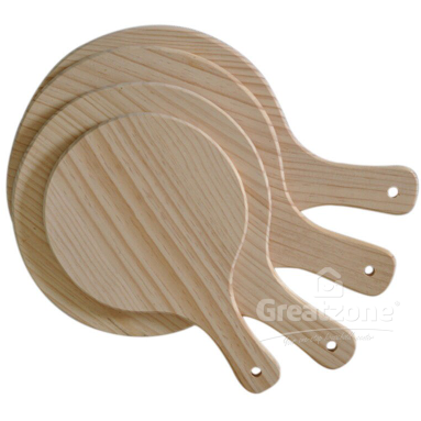 ROUND PIZZA WOODEN PLATE