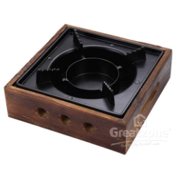 JAPANESE STYLE WOODEN SQUARE STOVE