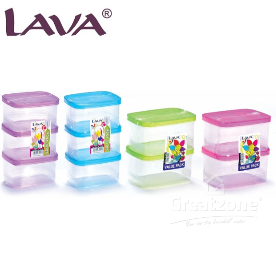 3 pcs LAVA Food Container – 230 ml