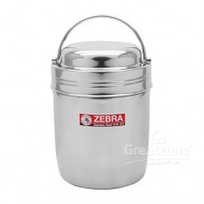 ZEBRA DBL WALL LOOP HDL POT W/STEEL LID 14CM Z151-134