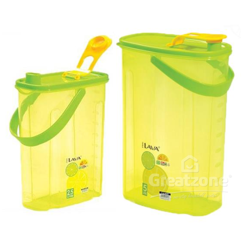 LAVA Plastic Water Bottle Tumbler With Handle 2.5L TB429 & 5L TB529