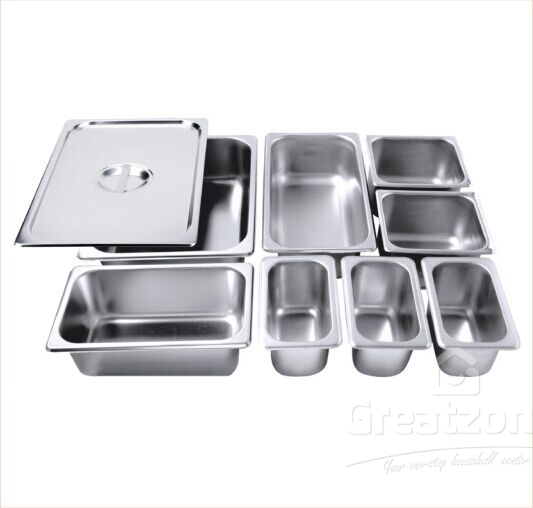 325mm18.8 Stainless Steel Third Size Food Pan Cover 1/3 1017C