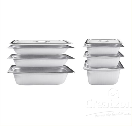 18.0 Stainless Steel Full Size Food Pan 1/3