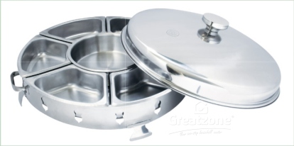 18.0 Stainless Steel Economy Party Chafing Dish  (7pcs Bowl) 1919