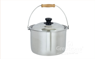200*18.0 Stainless Steel Flexible Handle Cooking Pot 8220