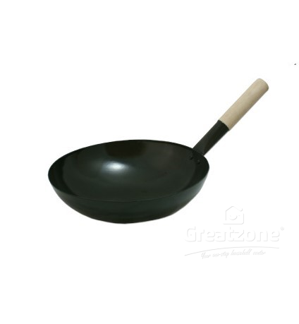 14''Enamel Wok with Handle