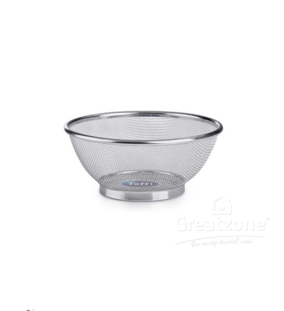 Stainless Steel Round Wide Rim Strainer