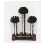 GLASS WASHER BRUSH W/SUCTION BASE