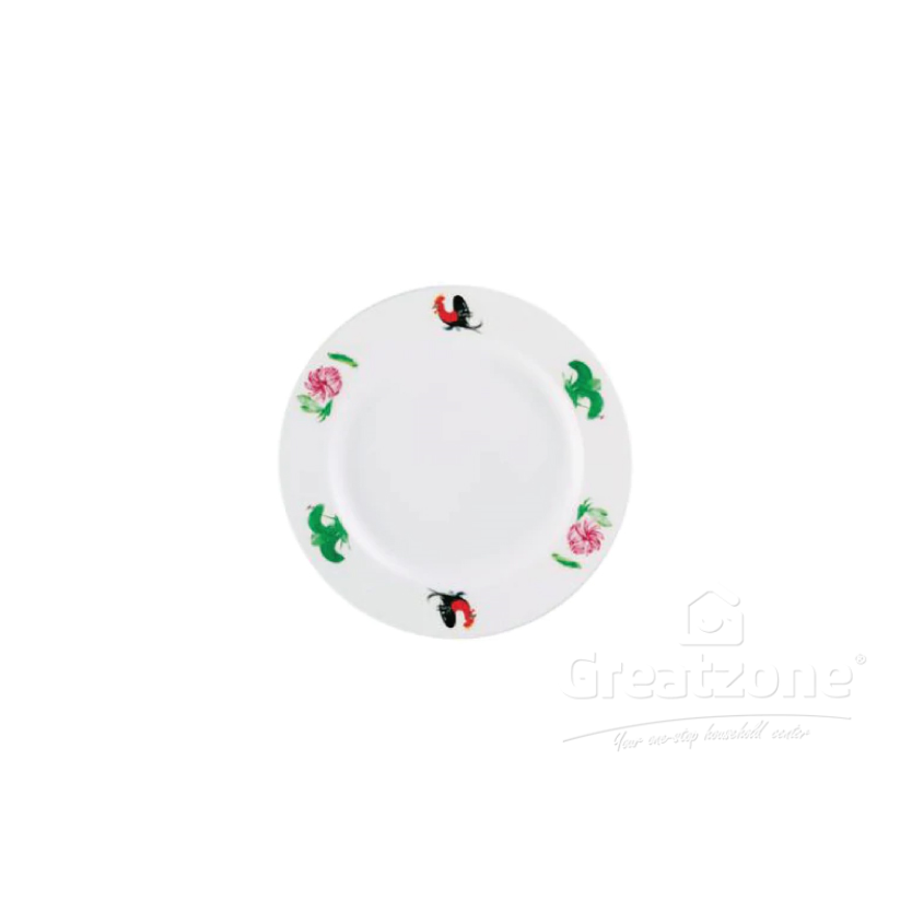 HOOVER CHICKEN RIM ROUND PLATE 6 ½INCH