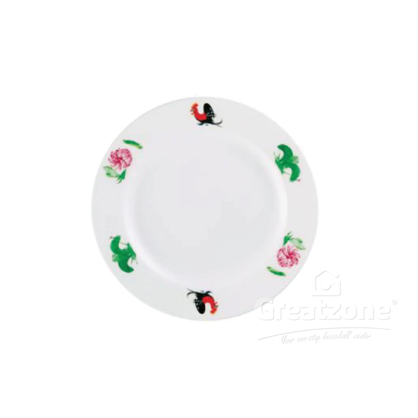 HOOVER CHICKEN RIM ROUND PLATE 14INCH