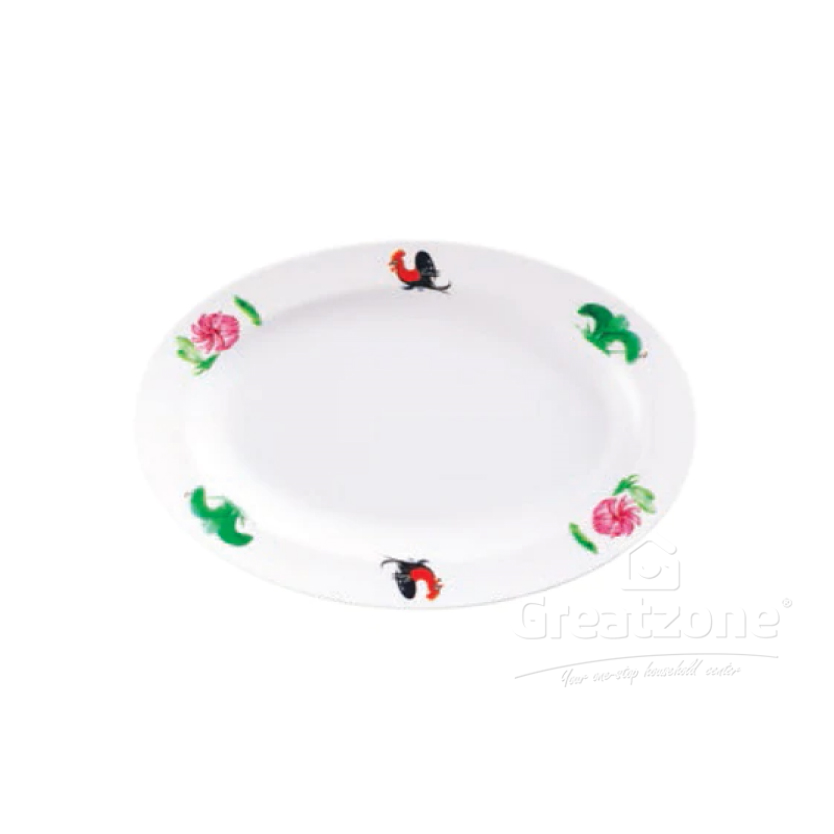 HOOVER CHICKEN OVAL PLATE 14INCH 