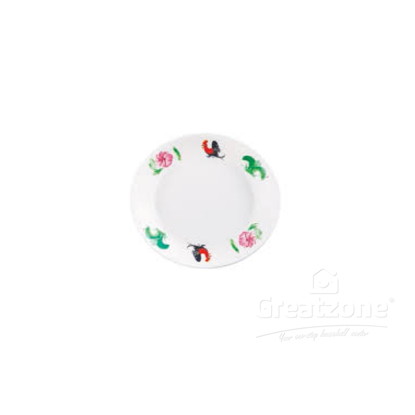 HOOVER CHICKEN MELON SHAPE PLATE 8 ¼INCH 