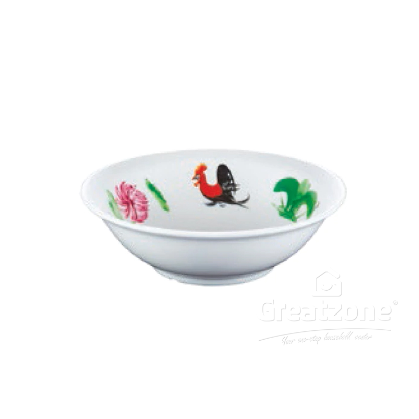 HOOVER CHICKEN ROUND SOUP BOWL 7INCH