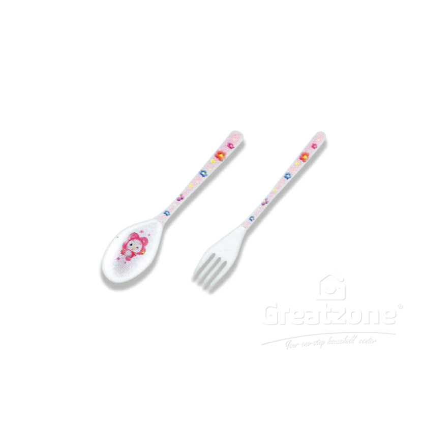 HOOVER SWEETY STAR LONG SPOON AND FORK 6 ¼INCH