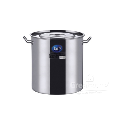 TOFFI STAINLESS STEEL STOCK POT 98LITRE C2550