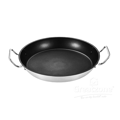 TOFFI STAINLESS STEEL NON-STICK BOTTOM FRYING PAN DOUBLE EAR 40CM