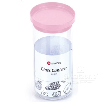 GLASS CANISTER 1000ML E-1683