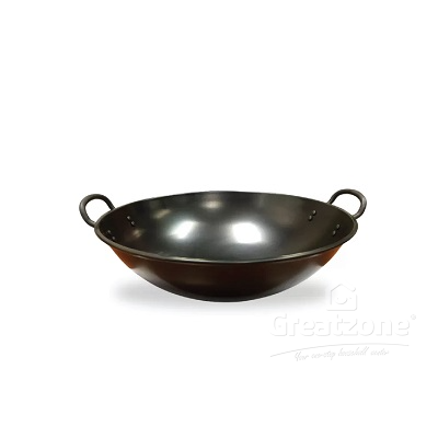 GOLDFISH TRADITIONAL DEEP WOK WITH DOUBLE HANDLE 45WA