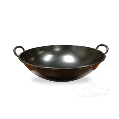 GOLDFISH TRADITIONAL DEEP WOK WITH DOUBLE HANDLE 60WA