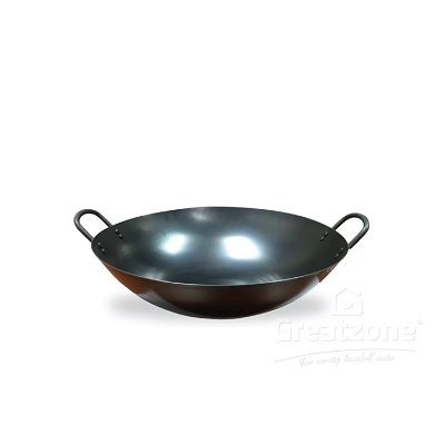 GOLDFISH DEEP WOK WITH DOUBLE HANDLE 38WD