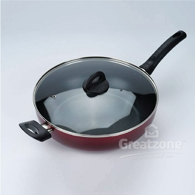 JAYA MATA NON-STICK COVERED DEEP FRYING PAN JM795-28CM