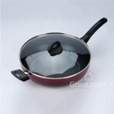 JAYA MATA NON-STICK COVERED DEEP FRYING PAN JM795-30CM