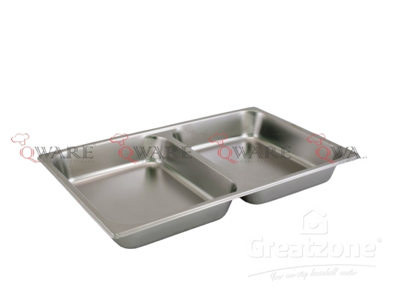 Full Size GN Dividen Pan With Stacking Recess