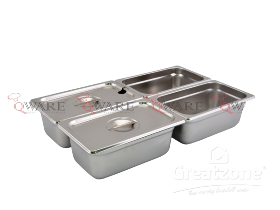 Quarter Size GN Pan With Stacking Recess