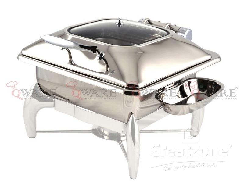 2/3 Hydraulic Induction Chafing Dish with Window