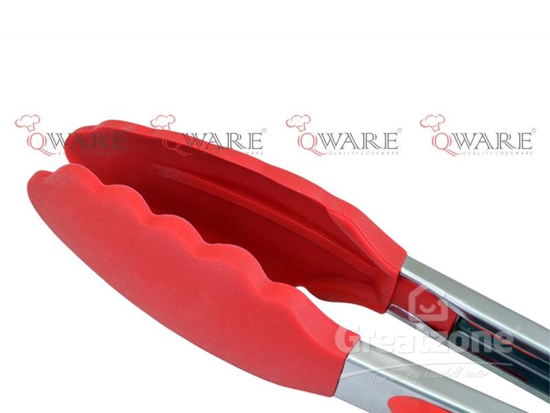 Heavy-Duty Silicone Tip Locking Tong (Red)