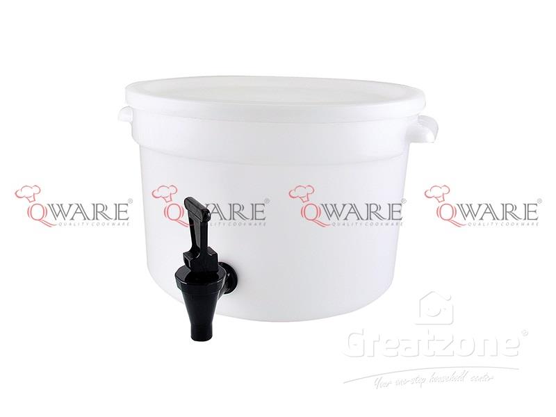 Round Beverage Dispenser with Stand Base - Optional Beverage Container