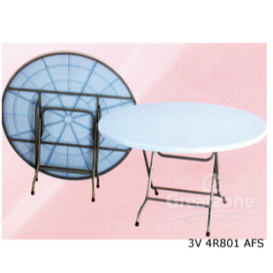 4R801AFS 4 FEET ROUND PLASTIC TABLE