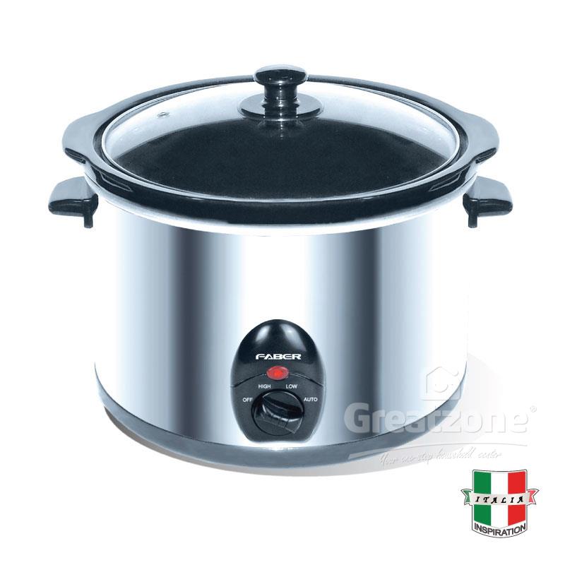 FABER SLOW COOKER  5.0L FSC550SS