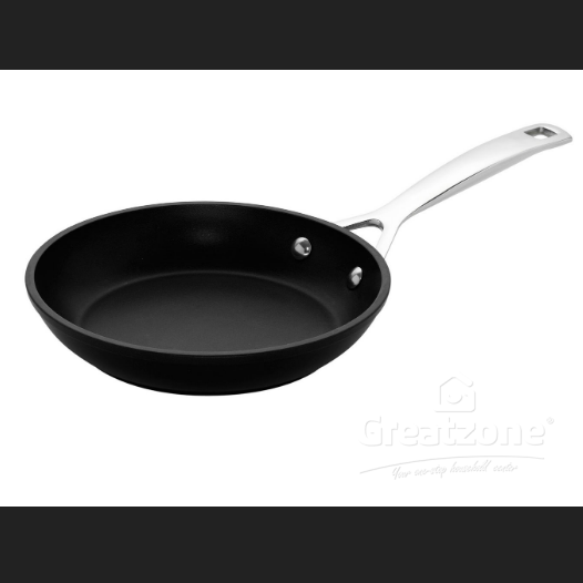 s/steel sandwich bottom non-stick fry pan