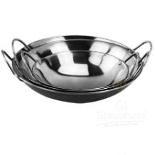 STAINLESS STEEL MINI WOK