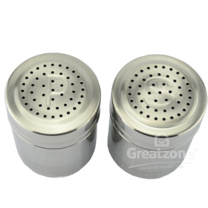 STAINLESS STEEL PEPPER & SALT SHAKER