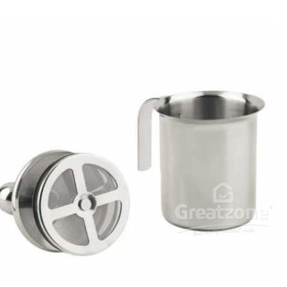 STAINLESS STEEL DOUBLE MESH MILK CREAMER