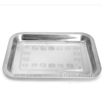 STAINLESS STEEL RECTANGULAR TRAY