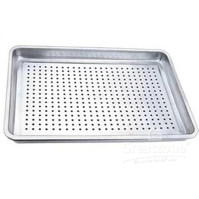 STAINLESS STEEL RECTANGULAR PERFORATED TRAY