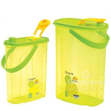 LAVA Plastic Water Bottle Tumbler With Handle 2.5L TB429 & 5L TB529