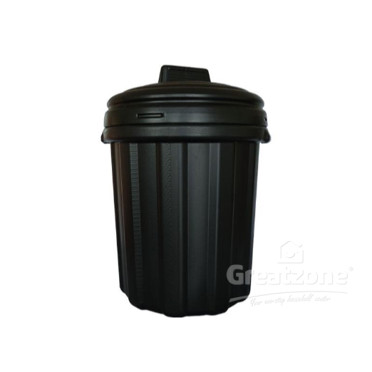 70Litre Dustbin (Black)