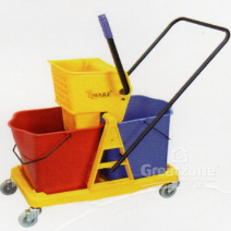 WASHING TROLLEY  WITH TWO BUCKET